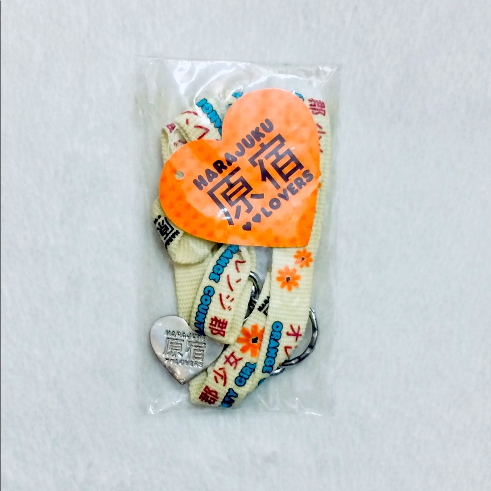 Harajuku Lovers Orange County Girl Lanyard vintage
